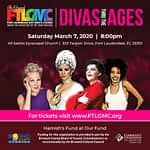 Divas thru the Ages Fort Lauderdale Broward County South Florida GayMen's Chorus Concert March 2020 presented in part by South Florida Gay News and the Community Foundation of Broward